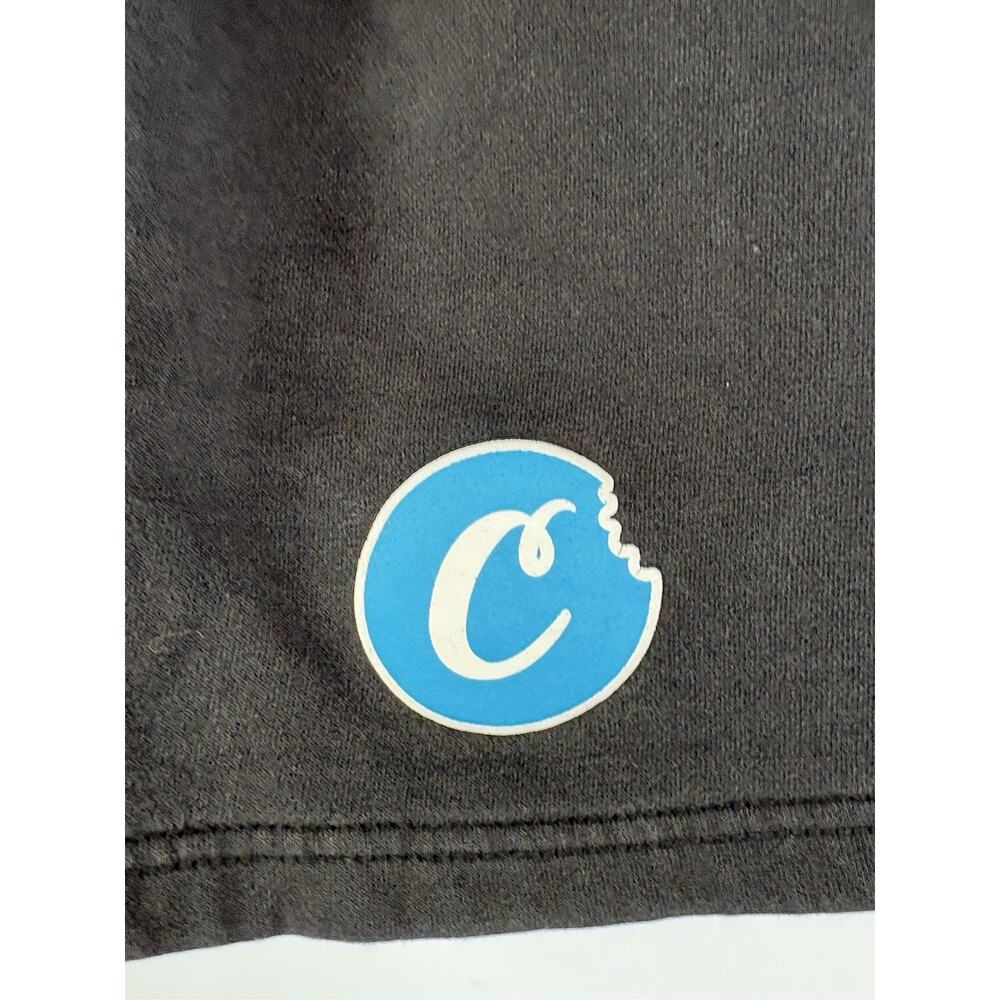 Cookies Men’s Black Sweat Shorts W/ Graphics & Pockets Size S View 3